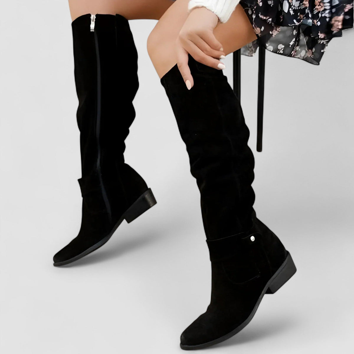 Adeliza | Bottes d'équitation souples montant jusqu'aux genoux