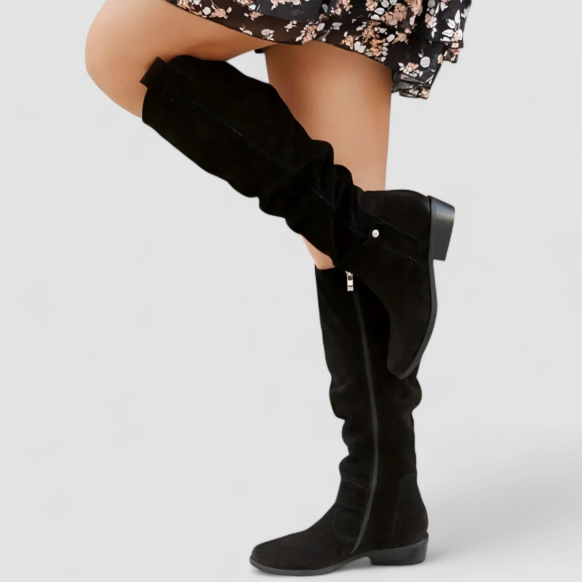 Adeliza | Bottes d'équitation souples montant jusqu'aux genoux