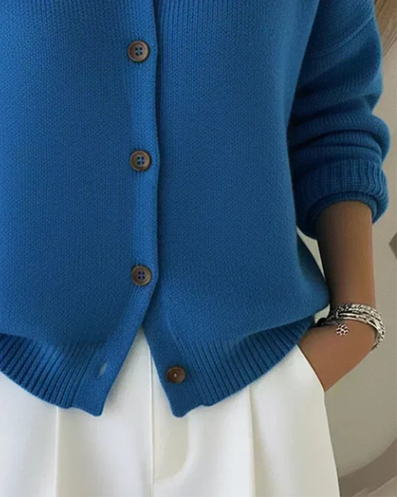 Vega | Cardigan en Maille à Col Chemise