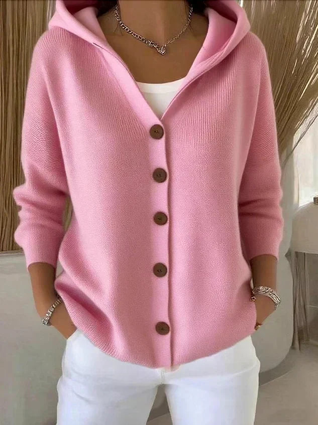 Rocío | Cardigan en Maille à Capuche