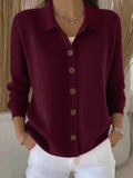 Josefina | Cardigan en Maille à Col et Boutons