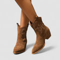 Darcy | Bottines western brodées