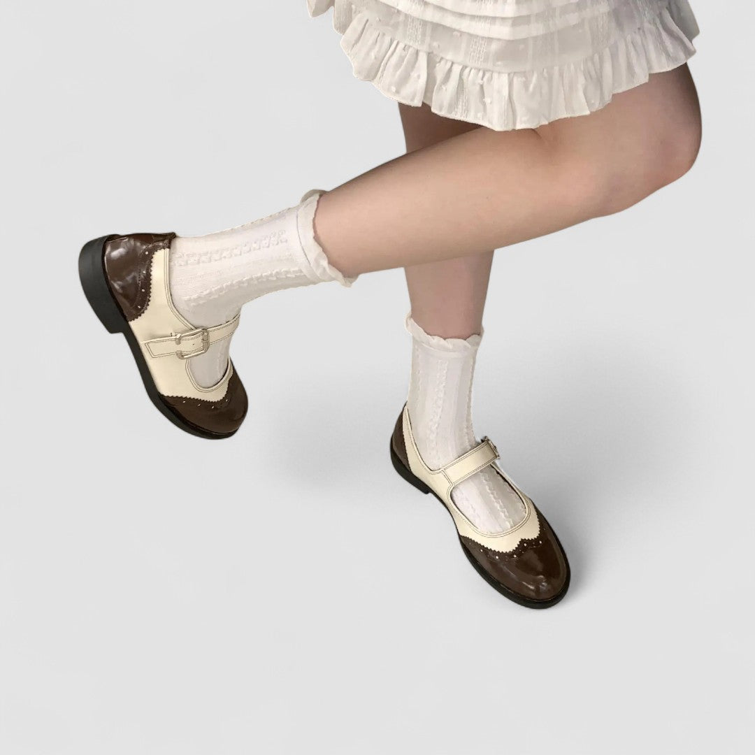 Joséphine - Chaussure en cuir coquette