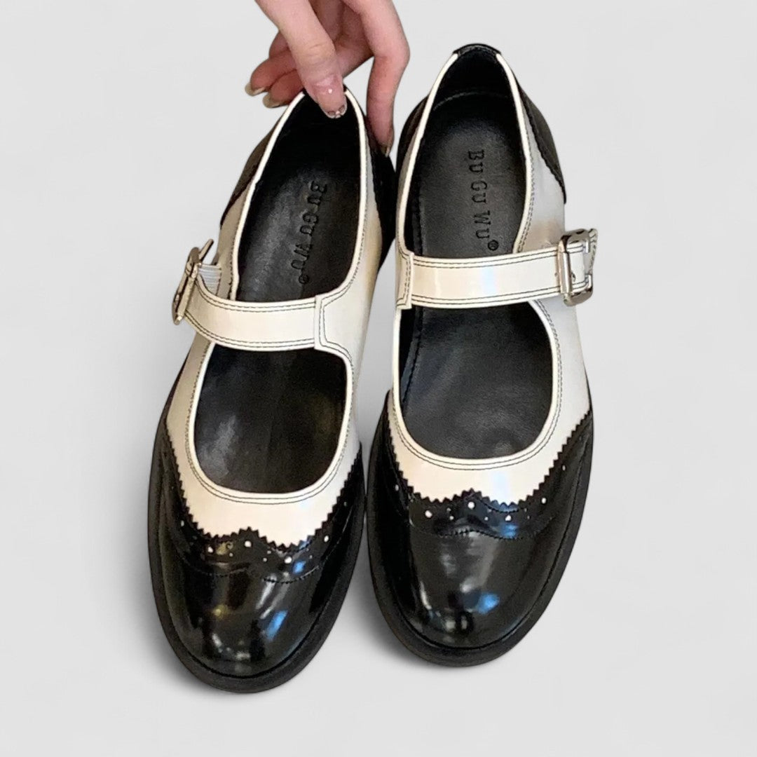 Joséphine - Chaussure en cuir coquette