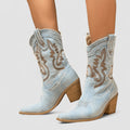 Callie | Bottines western brodées